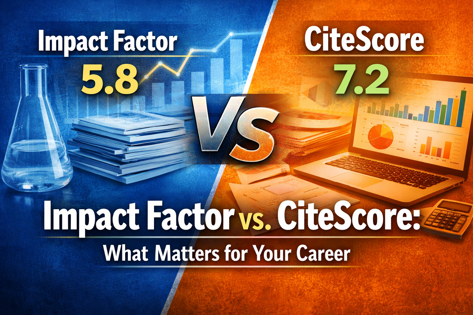 Impact factor vs CiteScore comparison