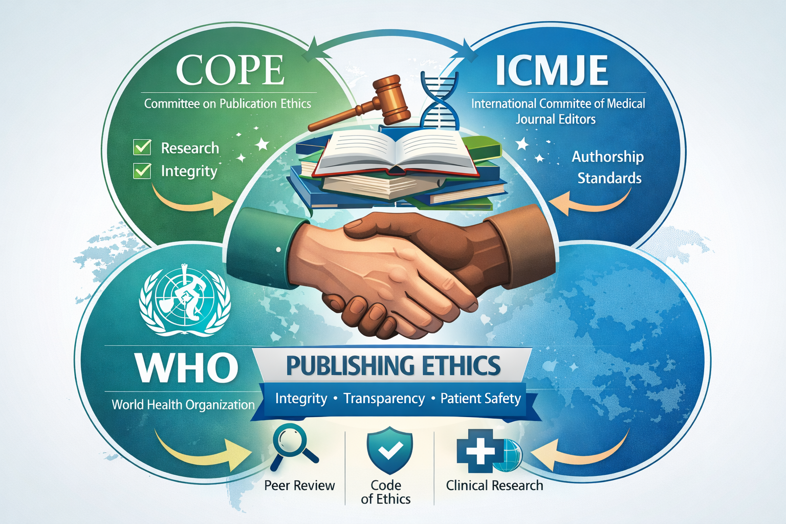 icmje, who and cope