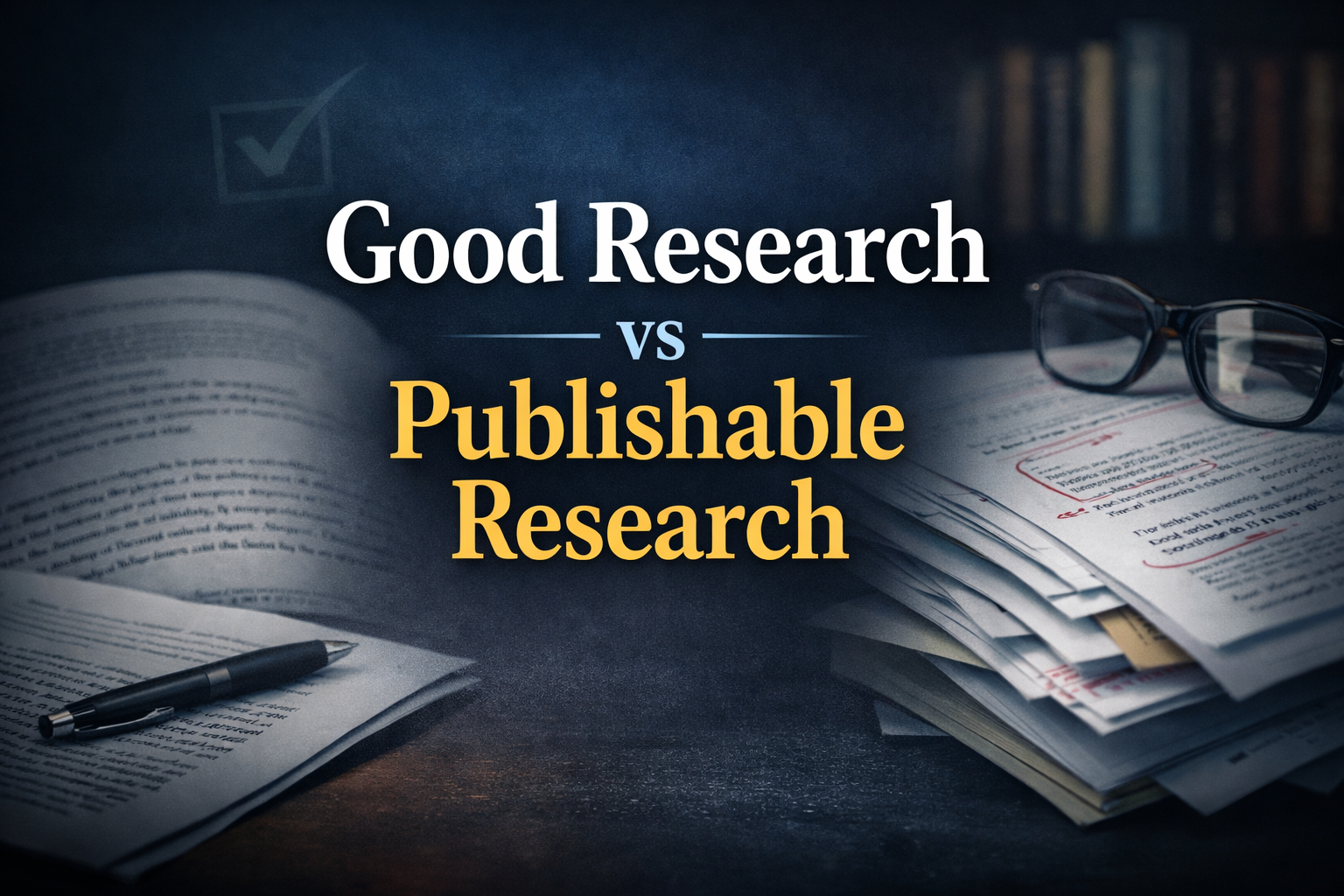 Publishable Research vs Good Research: Key Differences