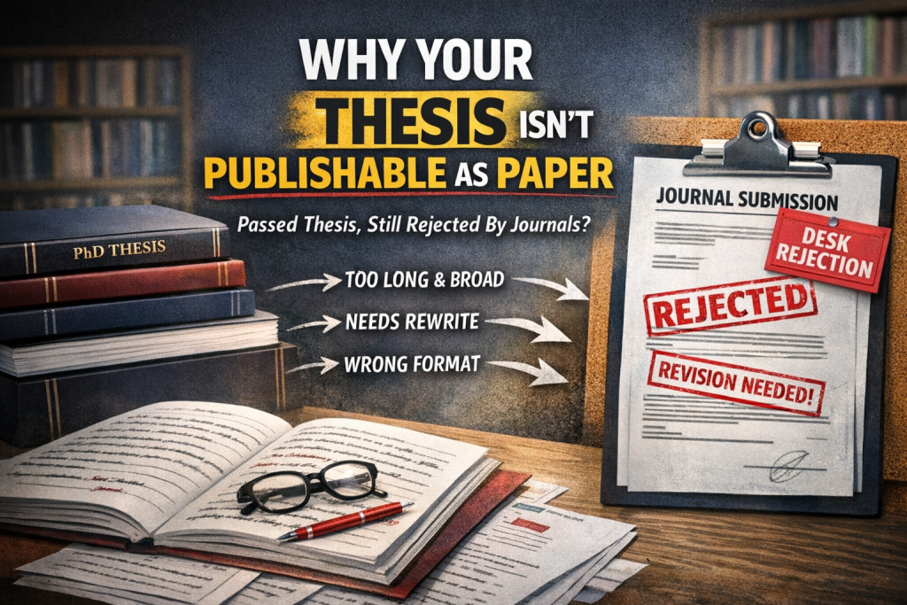 thesis not publishable as paper