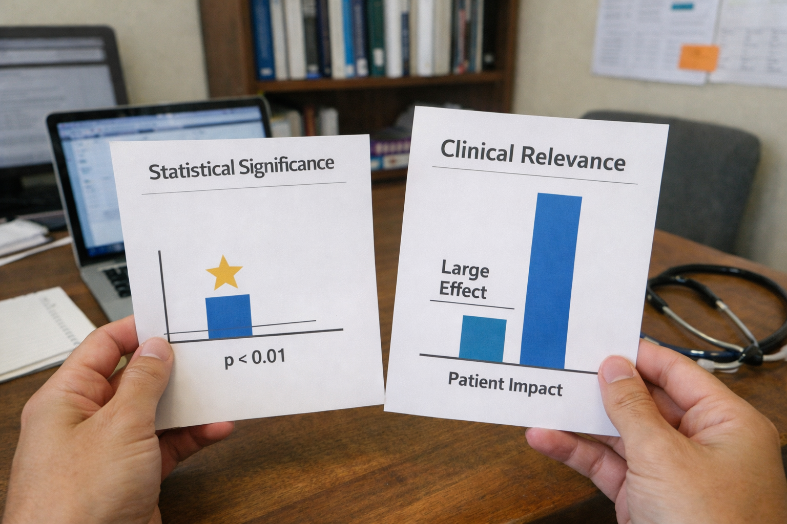 statistical significance vs clinical relevance