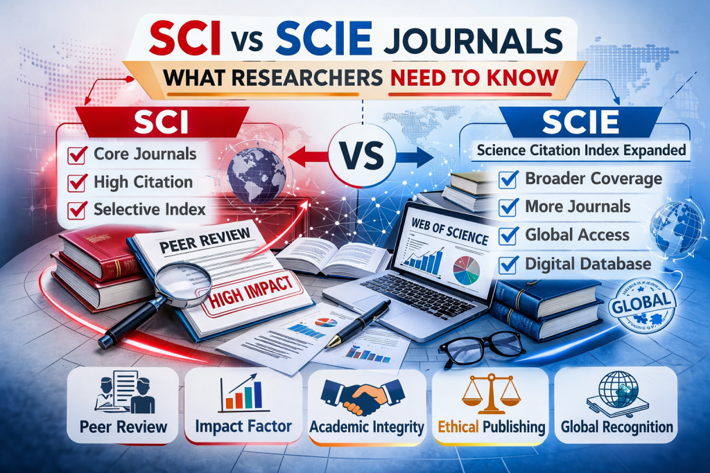 SCI vs SCIE journals