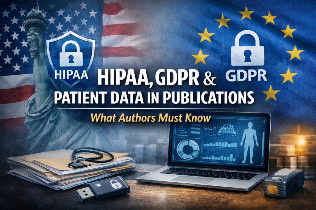 HIPAA GDPR patient data publications