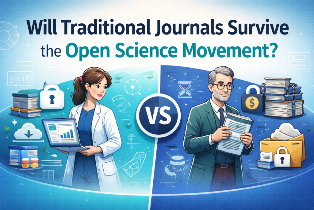 Traditional journals and open science