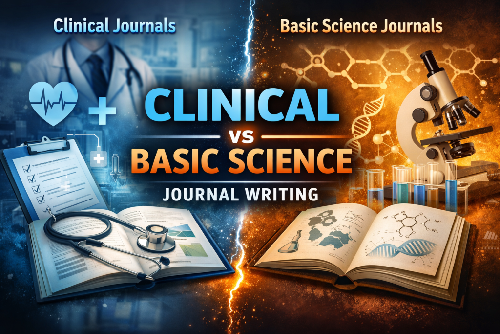 Clinical vs Basic Science Journal Writing