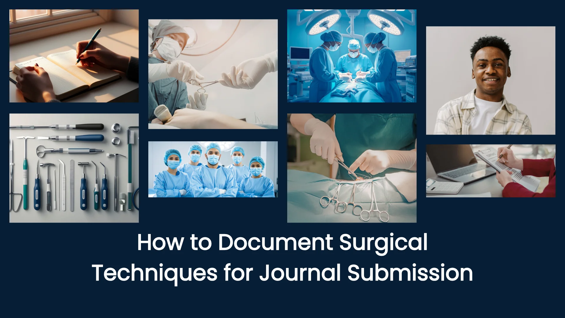 document surgical techniques for journal submission