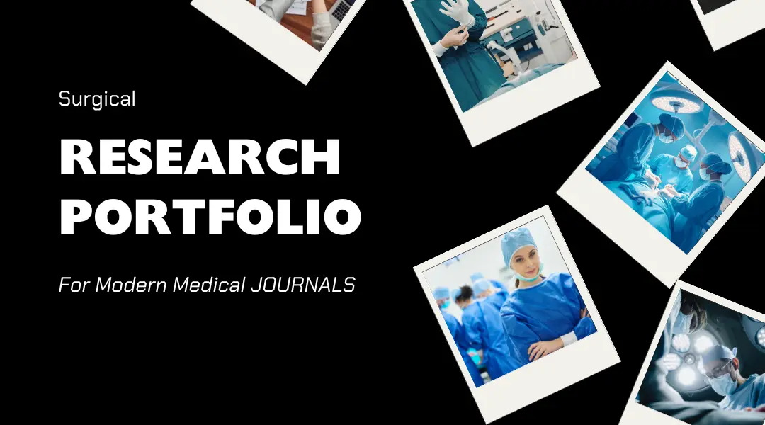 research portfolio medical journal
